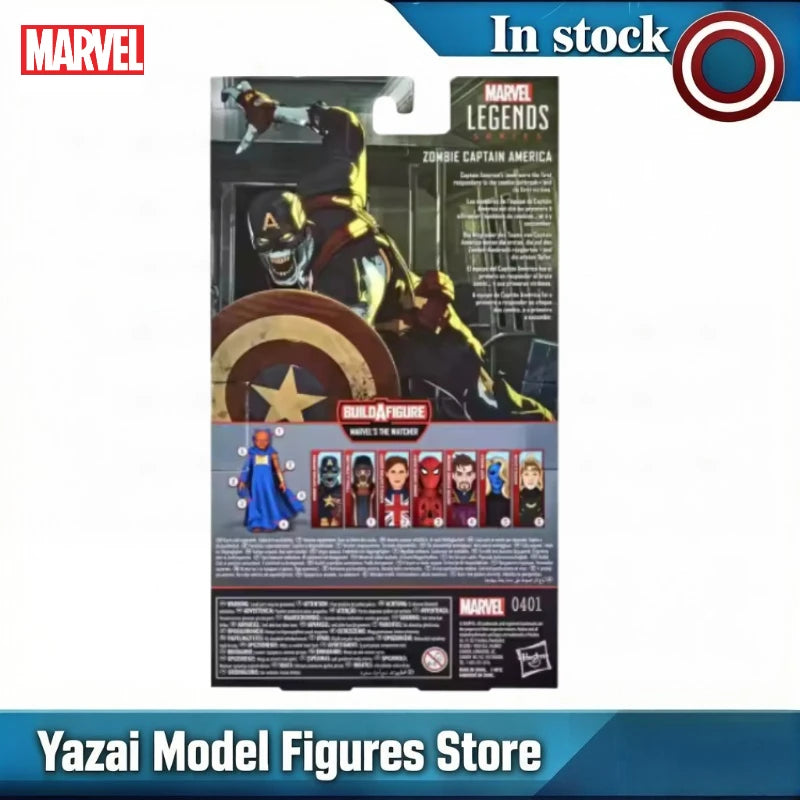 Original Marvel Legend Series  Zombie Captain America Action Figure Toys Model Gift