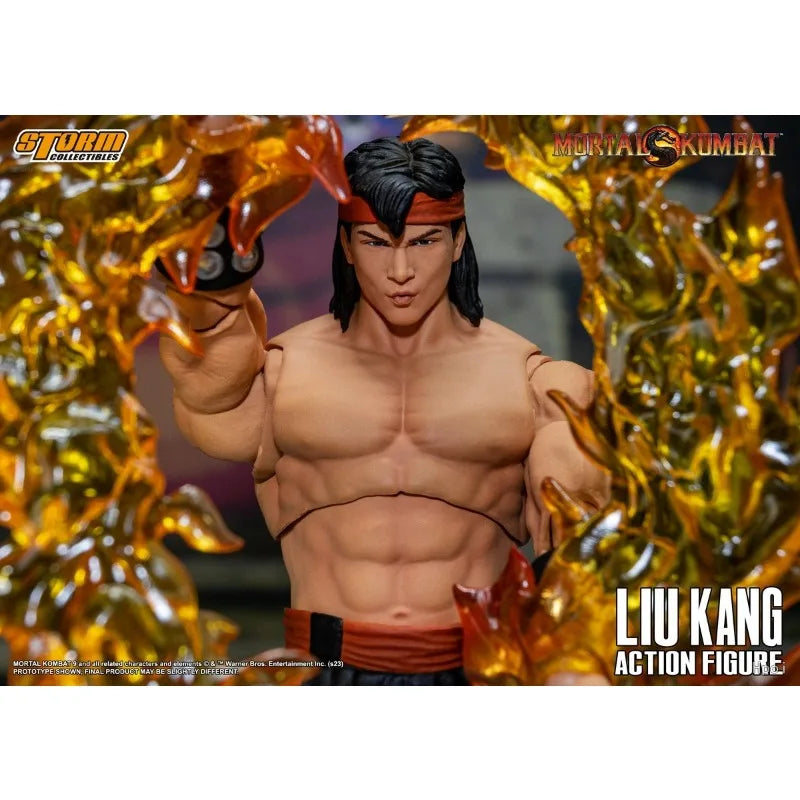 Authentic STORM TOYS Original Mortal Kombat Shaokang SHAO KAHN Arcade Game 6-inch Mobile Doll Model Handmade Toy Gift Collection