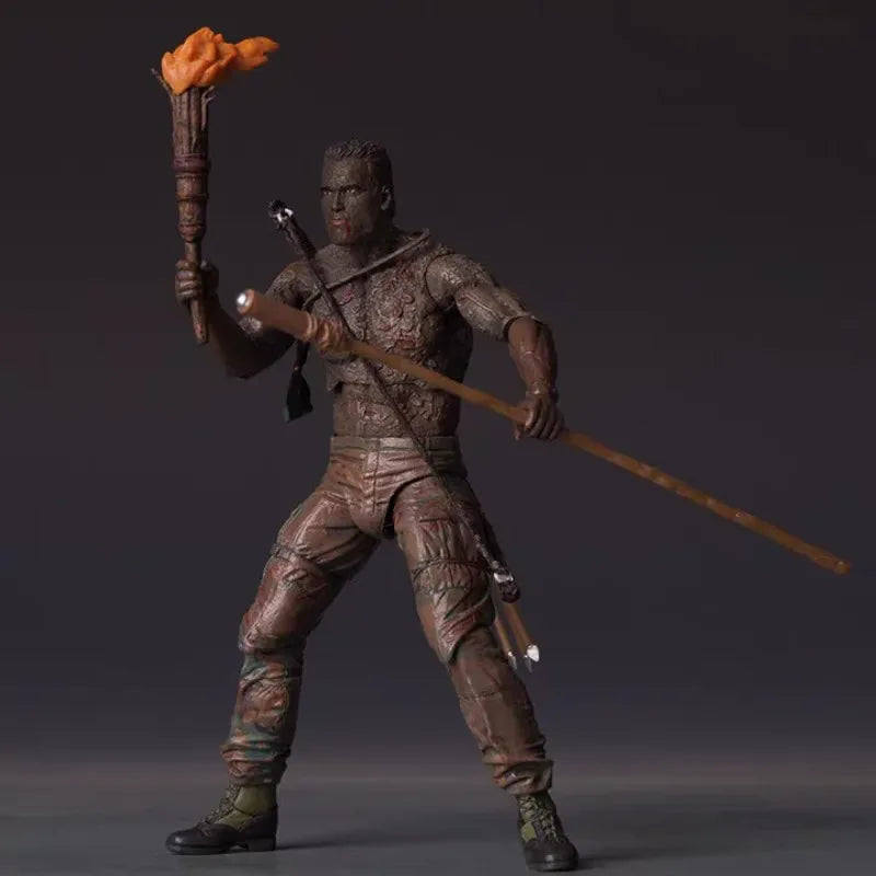 Action Figure Ko Neca Predator Jungle Extraction Dutch Schwarzenegger Anime Figurine Statue Collectible Model Gifts Toys