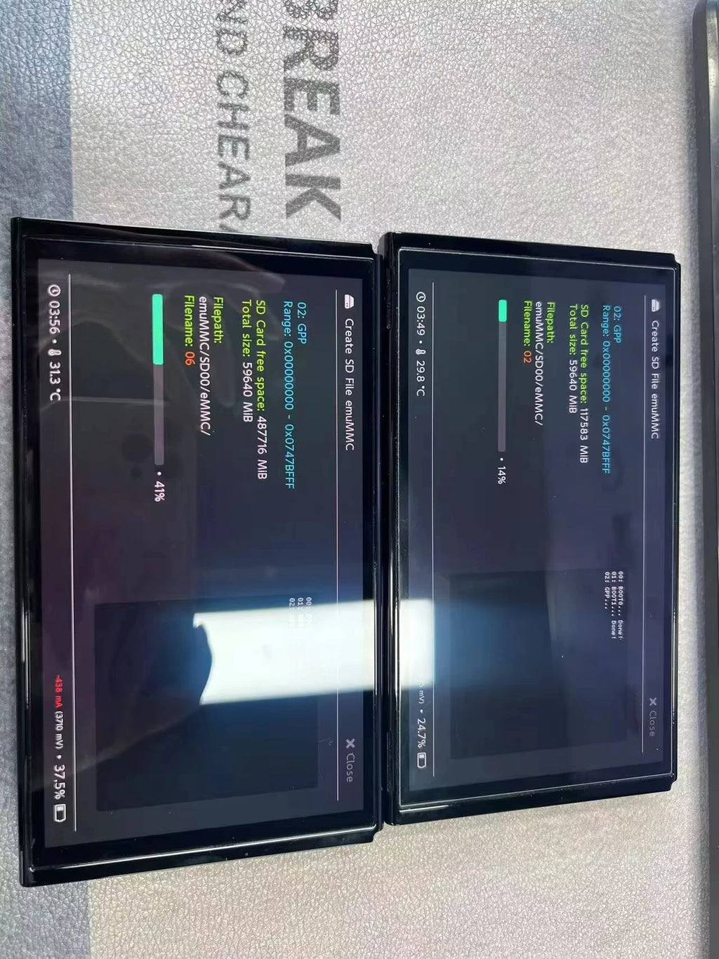 Picofly Modified NS OLED Console Pre-installed Atmosphere Hekate emuMMC / Modified OLED Tablet Console 7 Inch OLED Screen Ready