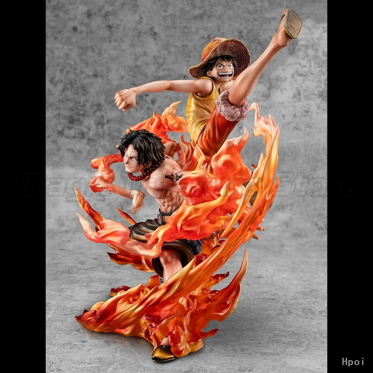 【MT】Original MegaHouse POP NEO-MAXIMUM ONE PIECE Monkey D. Luffy PORTGAS.D.ACE 20th LIMITED Ver Figure Toys Collectible