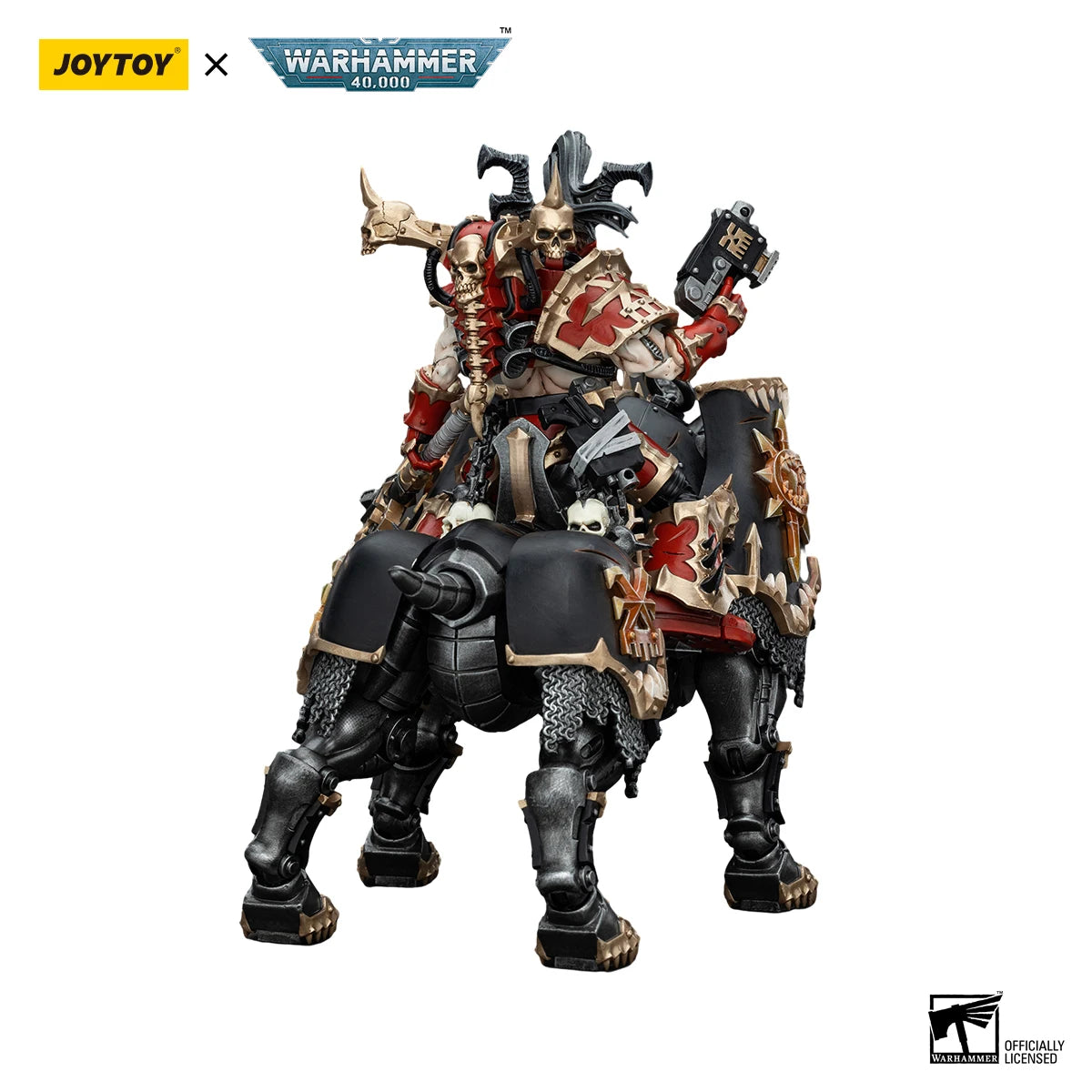 JOYTOY Warhammer 40K 1/18 Action Figure World Eaters Lord Invocatus Anime figures Toys Model