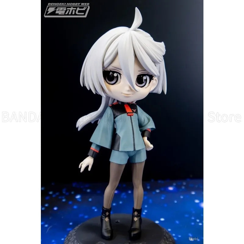 Original BANPRESTO Q Posket TMobile Suit Gundam THE WITCH FROM MERCURY MIORINE REMBRAN Anime Humanoid Decoration Toys