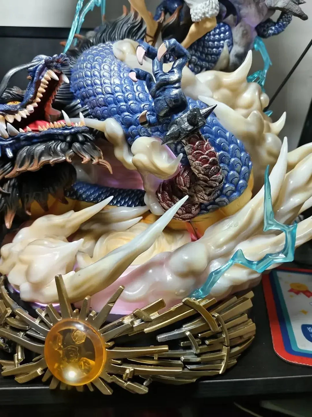 24см Фигурки от One Piece Луфи срещу Кайдоу Аниме Фигурки Луфи Gear 5 Статуя Ника Луфи Фигурка Gk Фигурка Модел Кукла Играчки Подарък