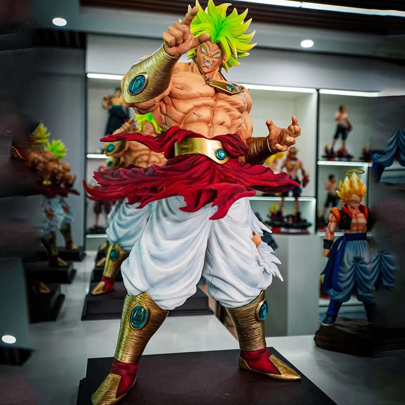 JT Toys Dragon Ball Figures Broly Figurine Super Saiyan Broli Figures Desktop Decoration Statue Collection Pvc Model Gift