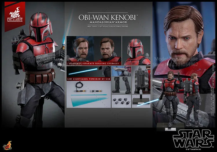 HOTTOYS HT TMS126 1/6 Collectible Toys Obi-Wan Kenobi Star Wars Armor Version Men Soldier 12inch Action Figure Model Gifts