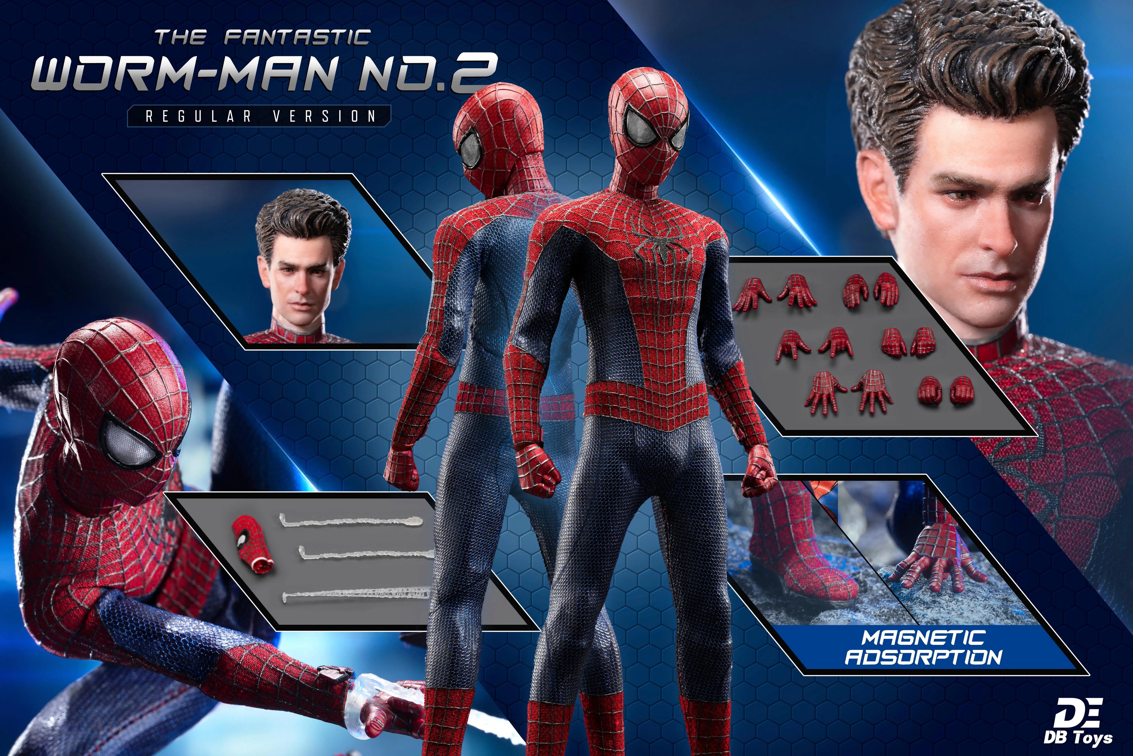 DBToys 6in Studio Amazing Bugman No. 2 Amazing Spider-Man Action Figure Soldier 1/12 Figure