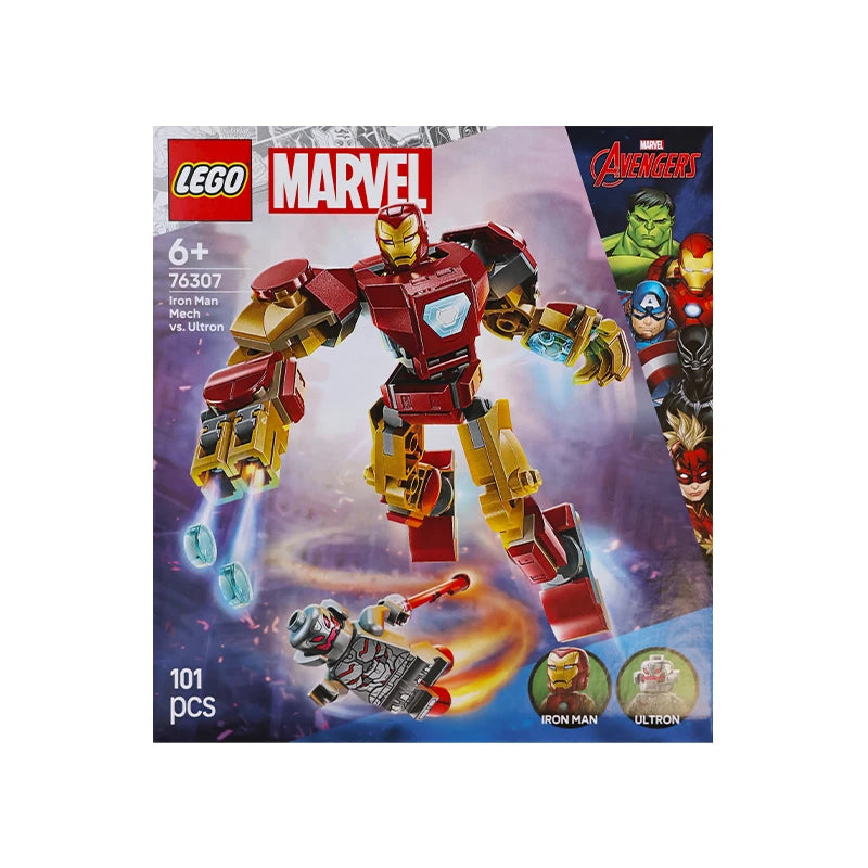 Lego 76307 Iron Man Mecha Wars Aochuang Marvel Series 2025 New Children's Building Blocks