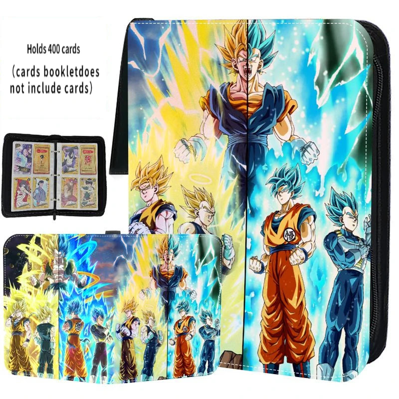 Anime 400- 900 Pcs Dragon Ball Goku Freeza Card Book Pu Super Large Capacity Card Binder Display Game Collection Card Kids Gift