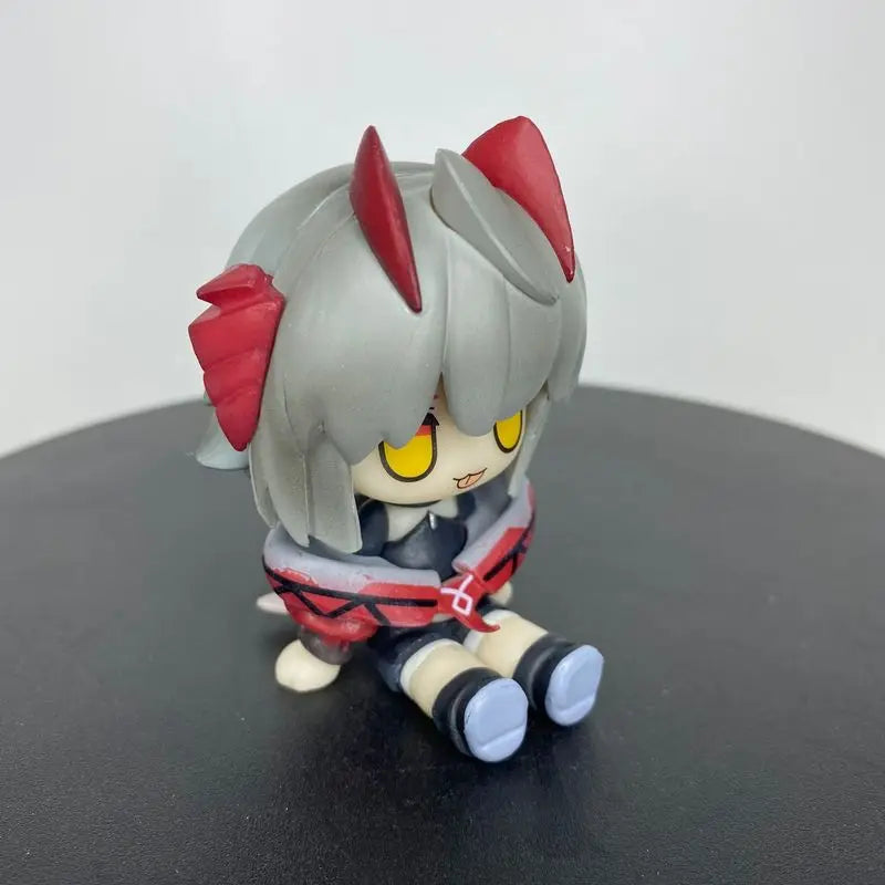 Cute Arknights Silent Texas Chibi Figure Cute Desktop Ornament Collectible Anime Figurine Desk Decor Toy Gift