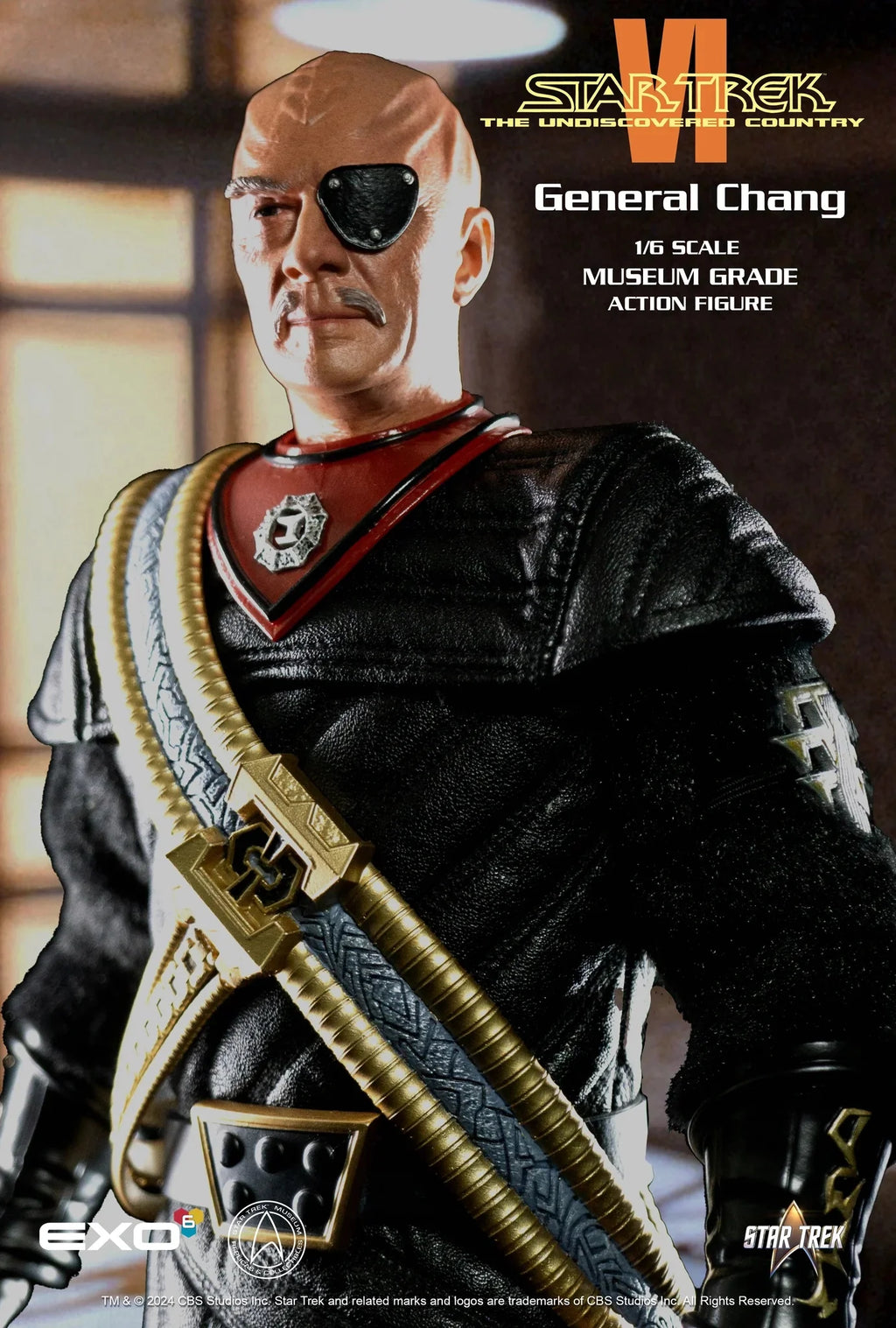 In Stock EXO-6 Star Trek 1/6 Scale Colelctible Male Soldier General Chang Full Set 12inch Action FIgure Model Toys