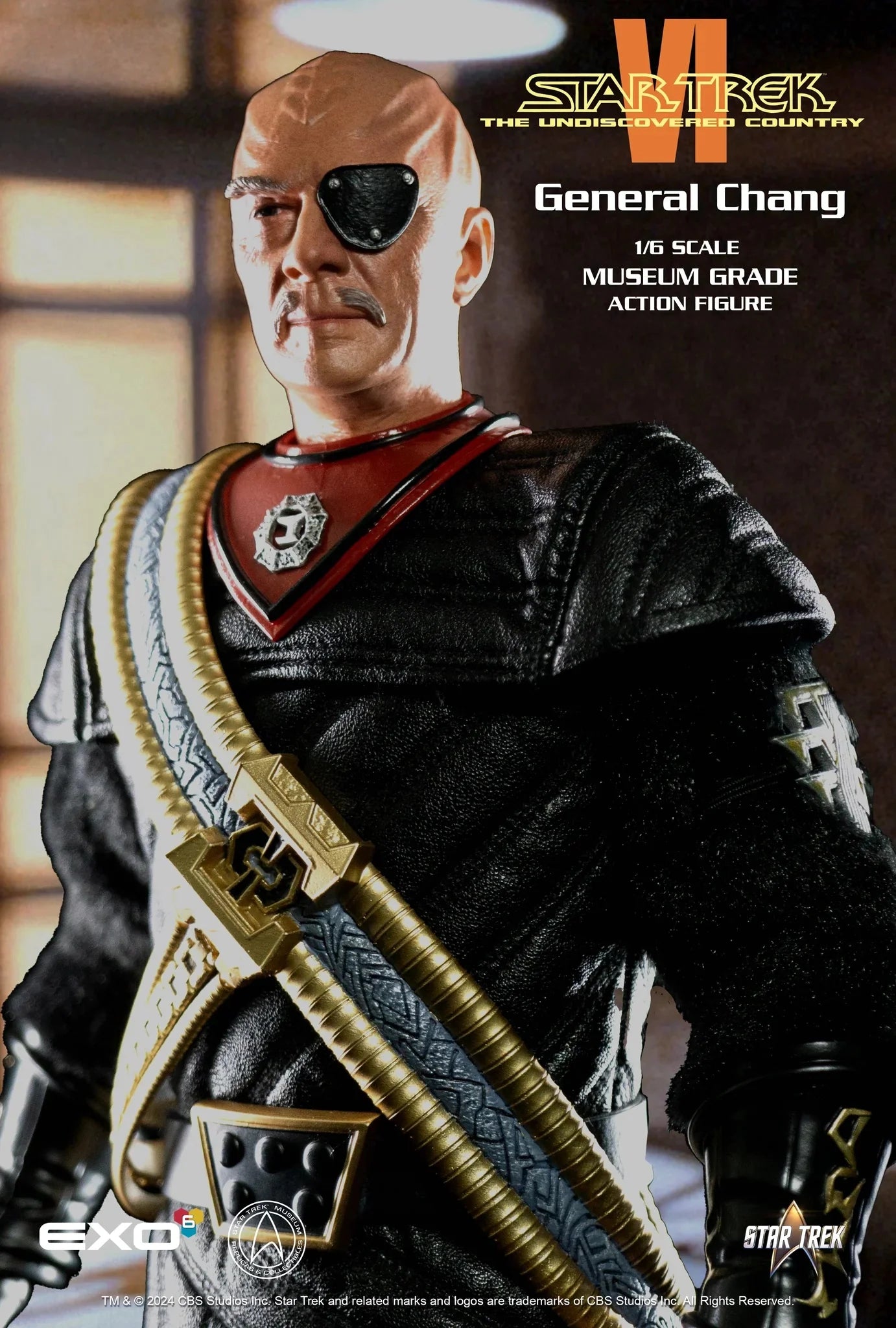 In Stock EXO-6 Star Trek 1/6 Scale Colelctible Male Soldier General Chang Full Set 12inch Action FIgure Model Toys