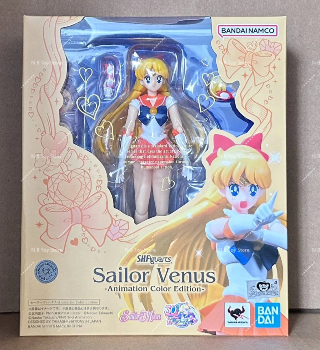 In Stock 100% Original Bandai Japanese Sailor Collar Dress Shf Figuarts Figure Sailor Star Healer Seiya Kou Anime Action Figure