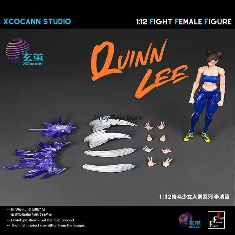 In Stock 1/12 Fighting Girl Shanchuanyue Studio Building Block Accessories Figure Toys