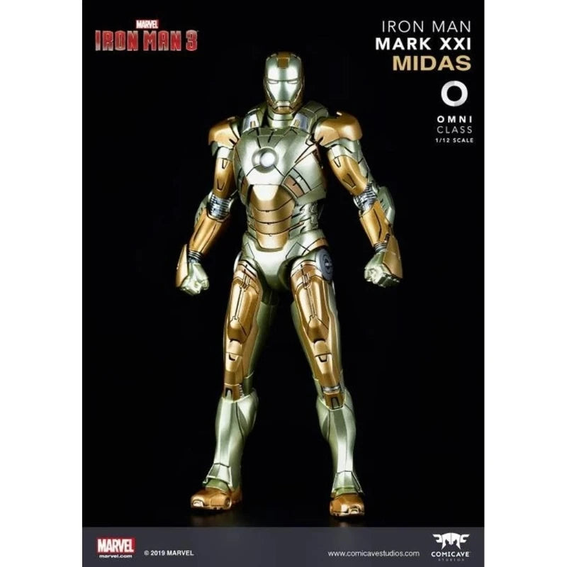 Comicave MK21 Moving Alloy Figure Glowing CS Marvel Genuine Peripheral Model Doll Gift