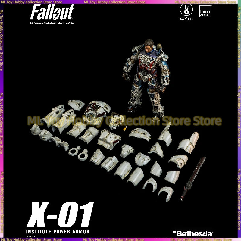 Pre-sale Threezero 3Z10030W0 1/6 Radiation Series X-01 X01 Academy Power Armor Fan Hobbies Action Dolls Toys Collection Gifts