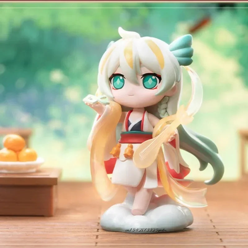 Pop Mart Onmyoji Classic God Series Blind Box Toys Kawaii Anime Action Figure Surprise Genuine Original Mystery Box Girls Gift