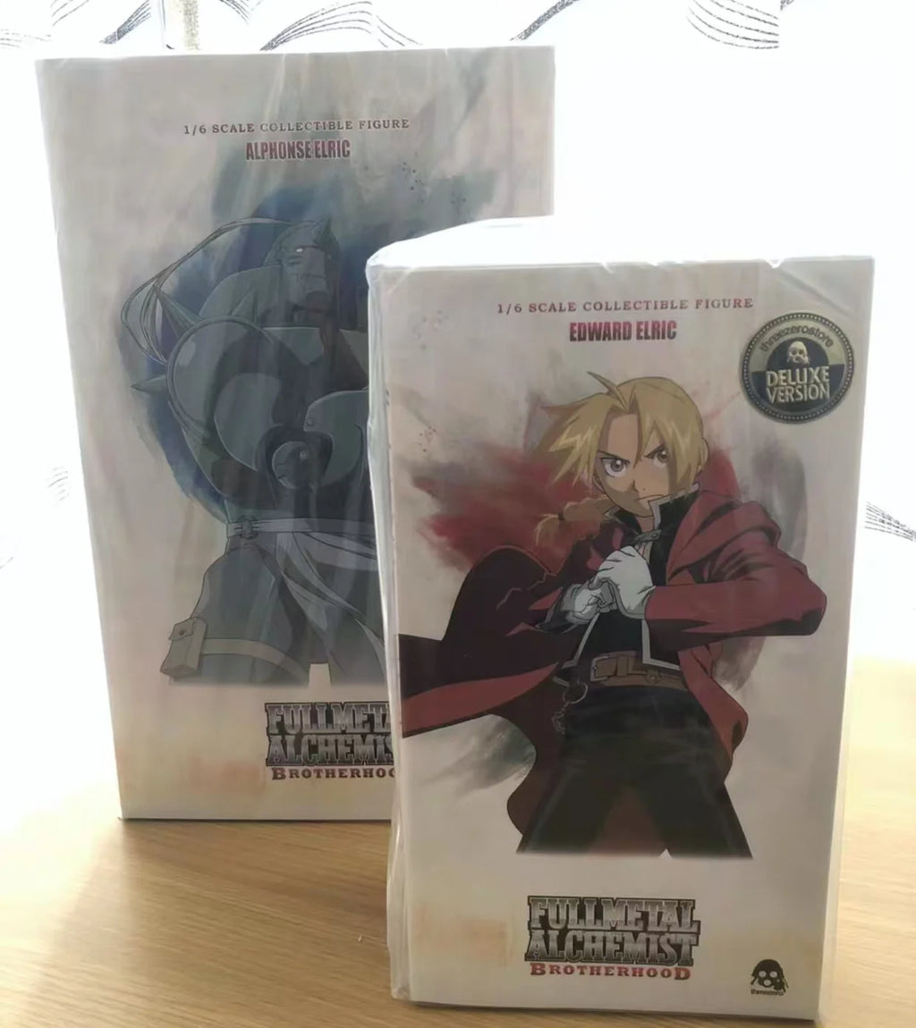 Threezero Original FigZero Series FULLMETAL ALCHEMIST Anime Action Figure Collectible Model Toys Ornaments Gifts for Boys