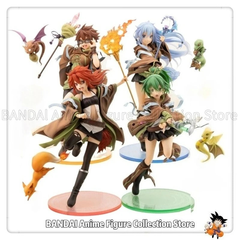 Original Yu-Gi-Oh Duel Monsters Wynn/Eria//Hiita/Aussa The Earth Charmer Anime Figures Toys Models Ornaments Statues