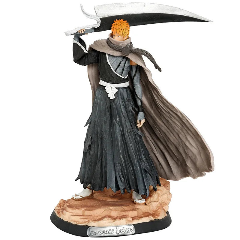 35CM Japanese Anime BLEACH Figure GK Kurosaki Ichigo Byakuya PVC Action Figure Toy Game BLEACH Collectible Model Doll toys Gifts