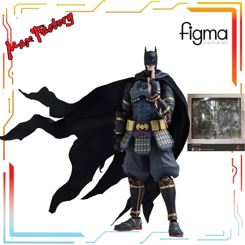 MAX Original  Finished Product Movable Exquisite Doll FIGMA Ninja Batman Anime Toys Collectible Model Festival Gift for Boys