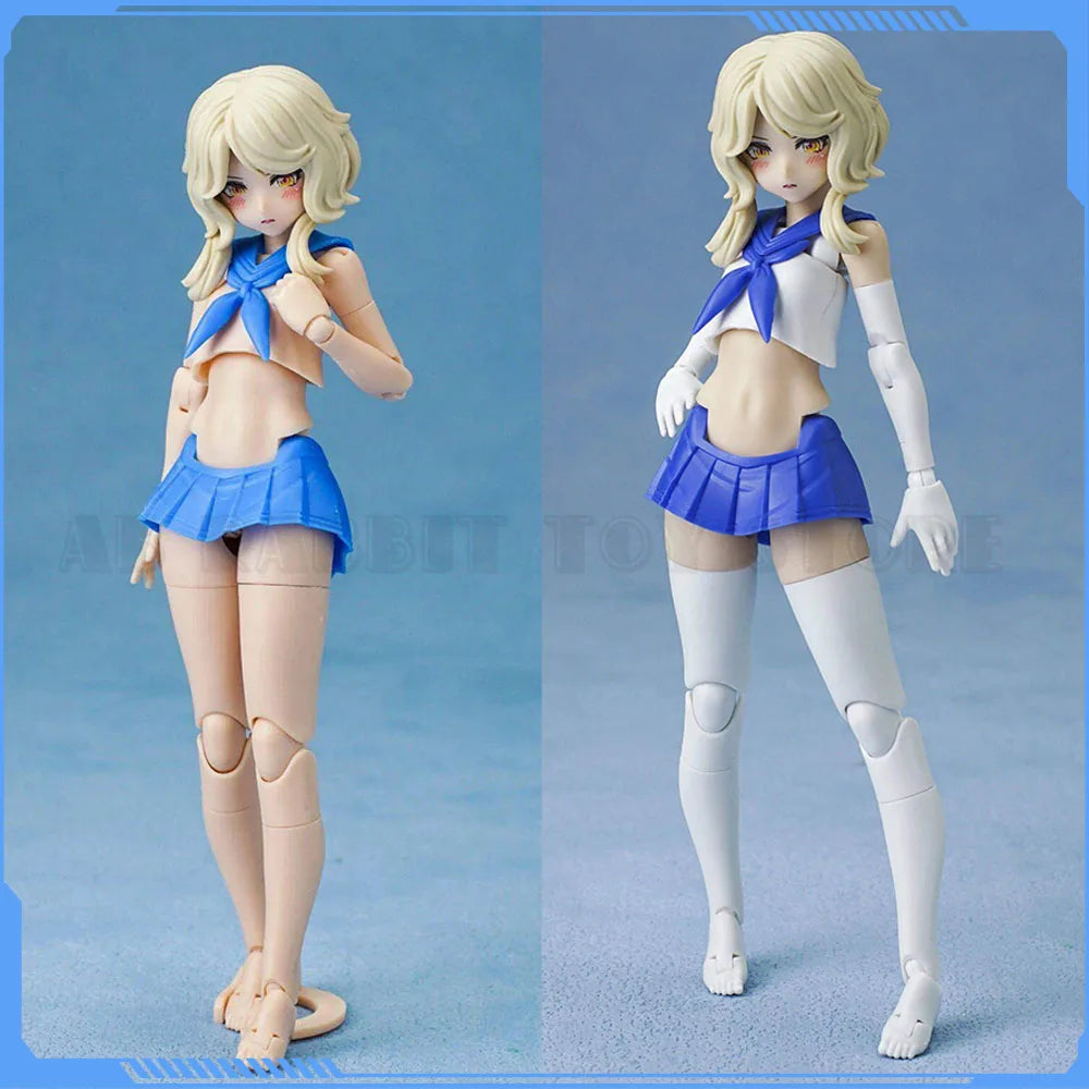 Dhouse 1/12 Mech Girl Action Figure 6inch Base Body Accessory Kit Statue Figurine Doll Collection Room Decora Desk Toys Gift