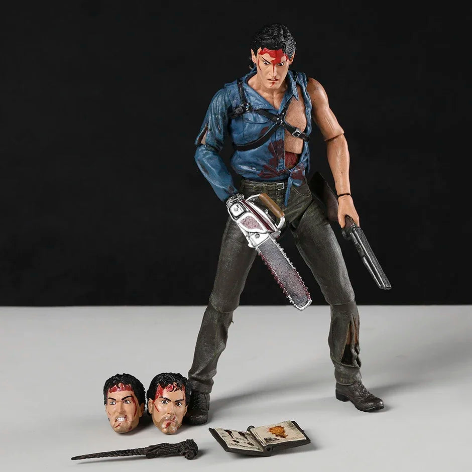 NECA Evil Dead 2 Ultimate Hero Ash Action Figurine Collectible Model Toy Halloween Horror Movie Figure