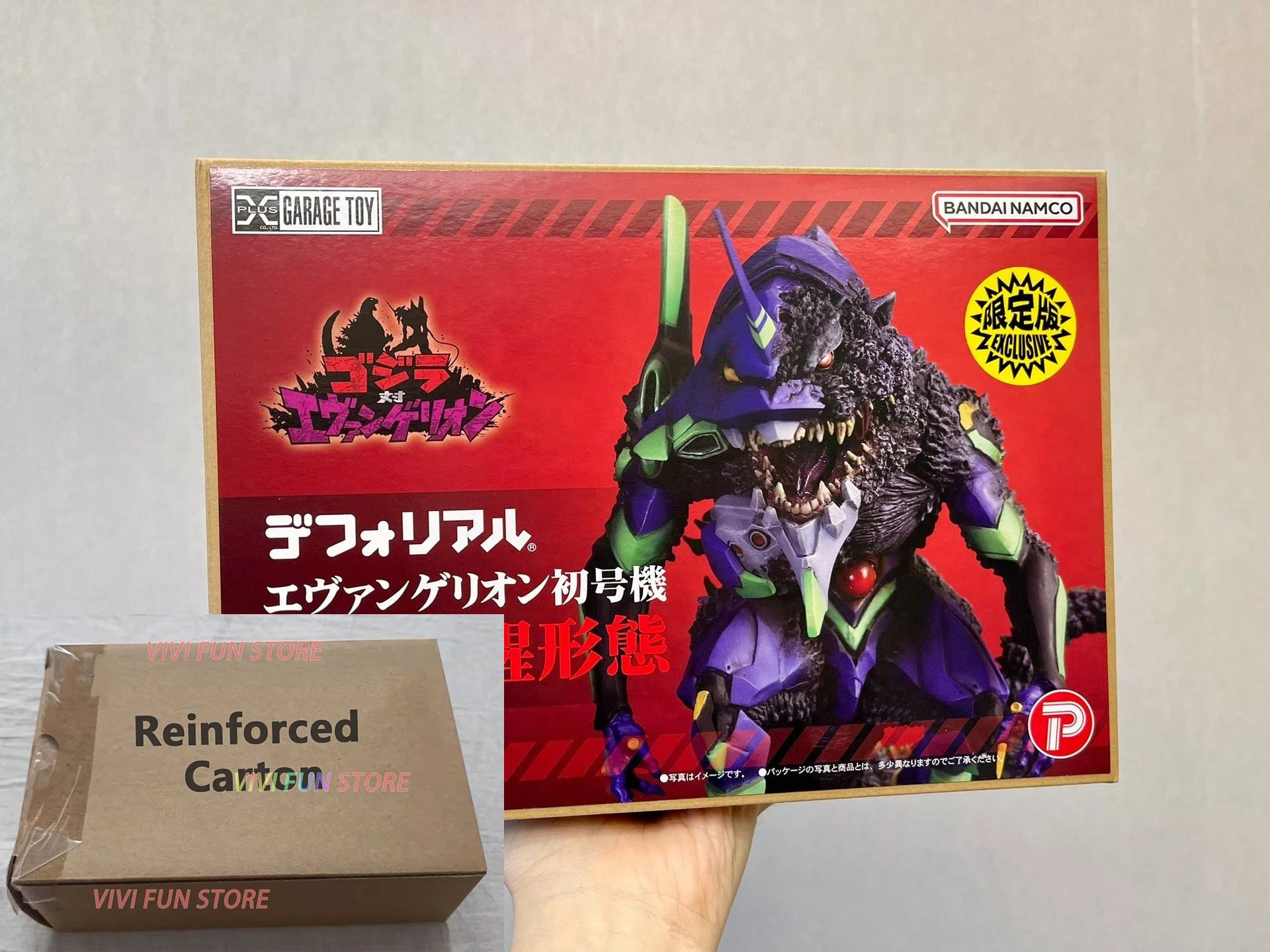 In Stock Originate BANDAI X-plus DF EVANGELION Unit-01 THE G AWAKENS EX Movability Model Toys Godzilla EVANGELION-01 Q edition
