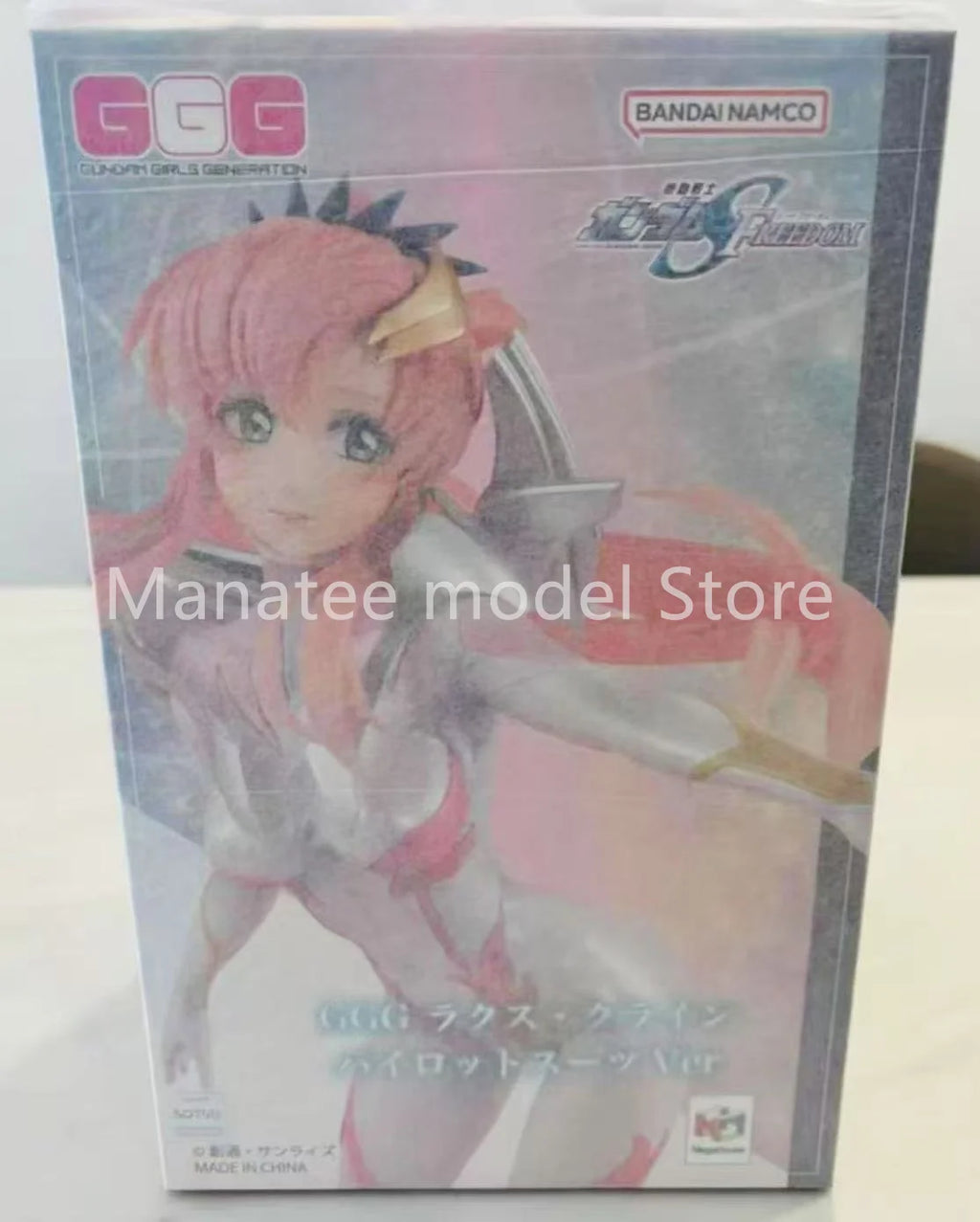 MegaHouse Original Lacus Clyne Pilot Suit 22CM PVC Action Figure Anime Model Toys Collection Doll Gift