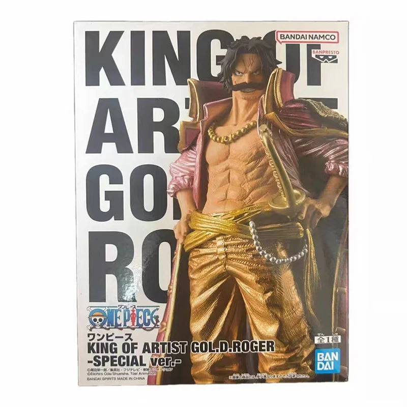 [Genuine] Original Bandai Banpresto One Piece King of Artist Gol.d.roger Special Ver. Anime Figure Model Doll Collector Figurine
