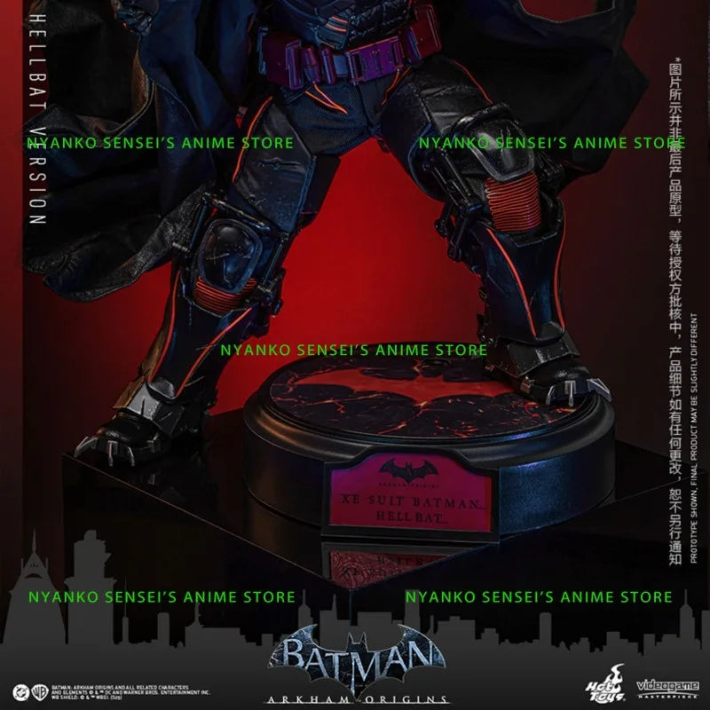 In Stock Hot Toys Batman Batman (Thermal Version Hellbat Armor) 1:6 Scale 33cm Collectible Action Figure Anime Model Toy Doll