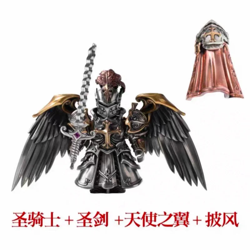 Europäische Kreuzzüge Orden der Ritter Moc Tempelritter Zarte Metall Magnetische Ziegel Spielzeug Kupfer Material Figur Spielzeug Geschenke