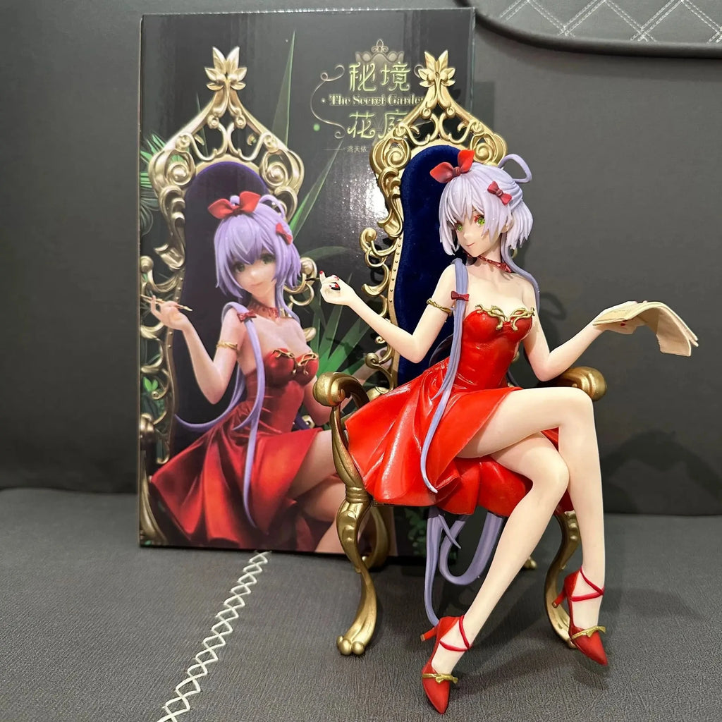 Vsinger Virtual Idol Luo Tianyi Figure Secret Realm Flower Court Collection Anime Periphery Figure Model Toys Doll Kids Gifts