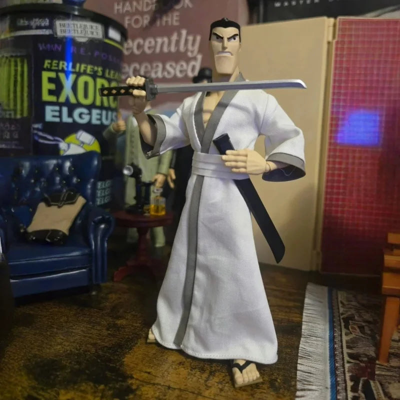 Mezco Toyz Samurai Jack One 12 Collective 6 Inch Articulated Action Figure Deluxe Version Animated Movie Collectible In Stock