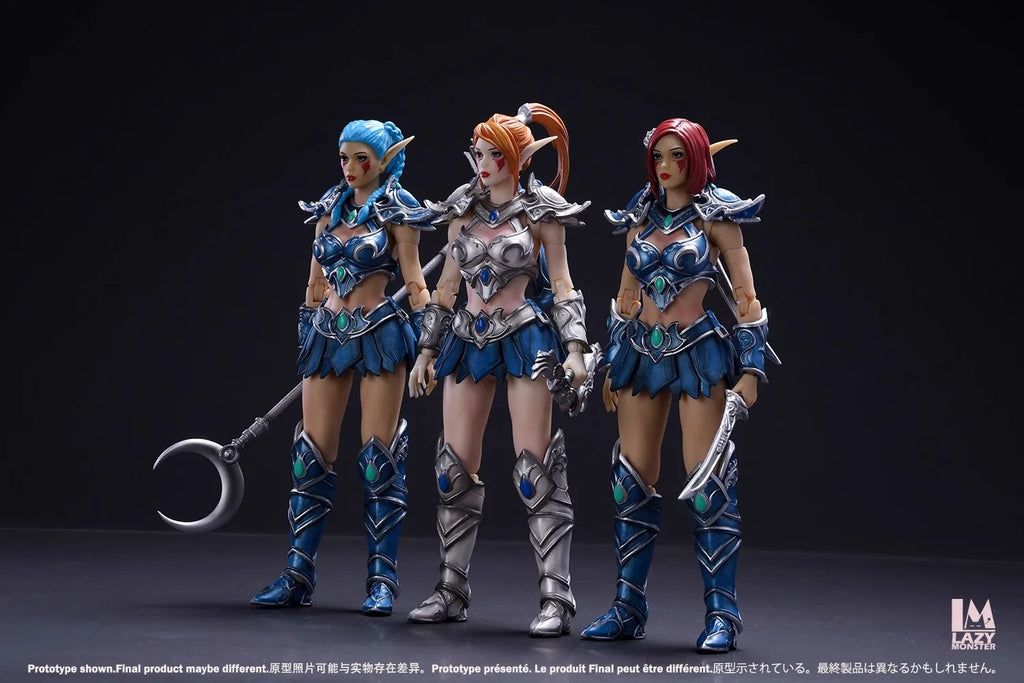 Lazy Monster Studio 1/12 Scale Soldier Oak Town Elf Guard 17cm Action Figure Model Toys In Stock