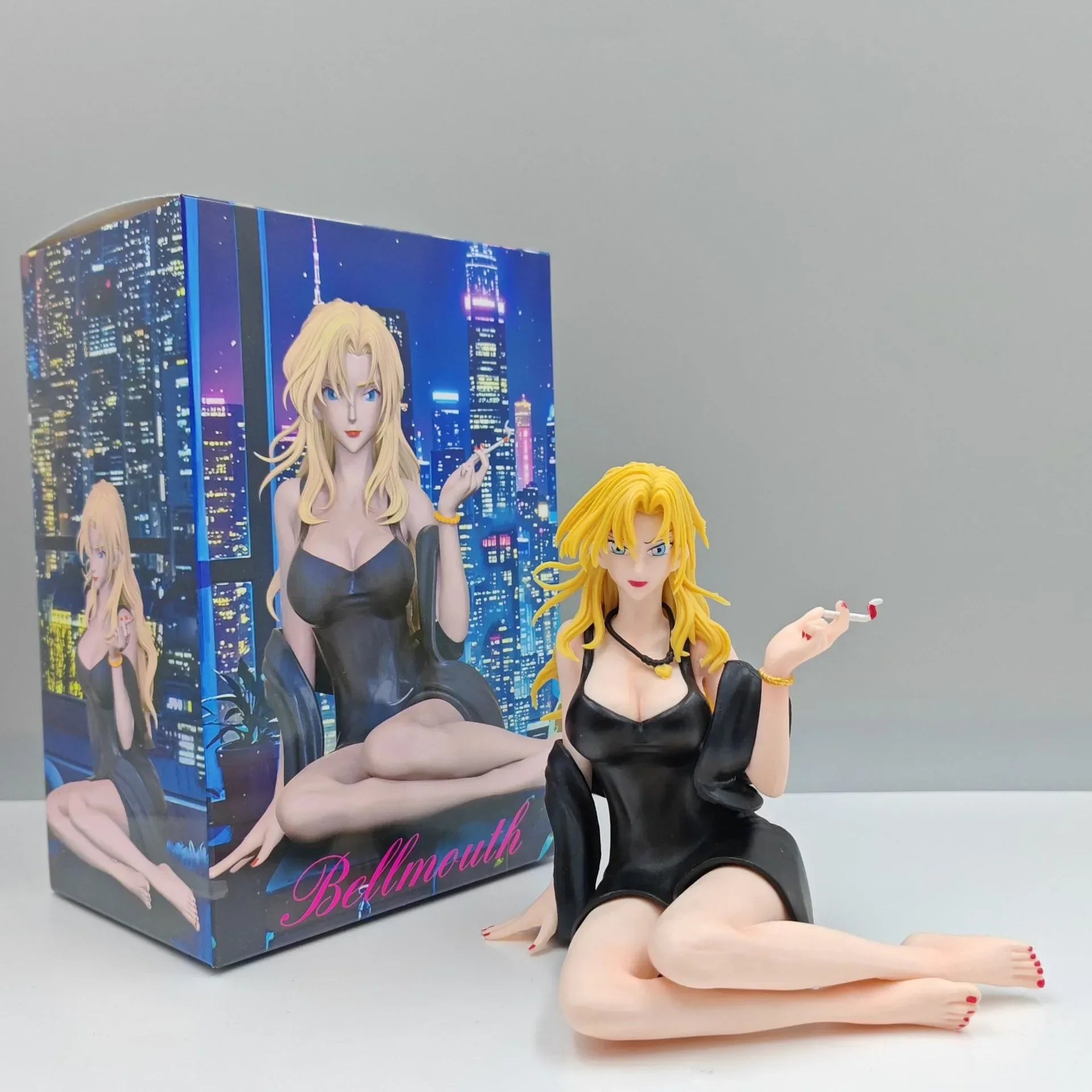 Anime Girl Figure Bell Model Vermouth Desktop Case Ornament Statue
