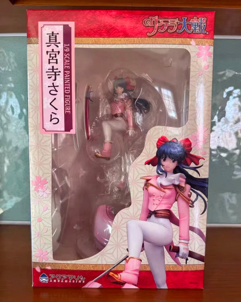 In Stock Original AQUAMARINE GSC Sakura Wars Shinguji Sakura Anime Humanoid Toys Gifts Decoration Collection