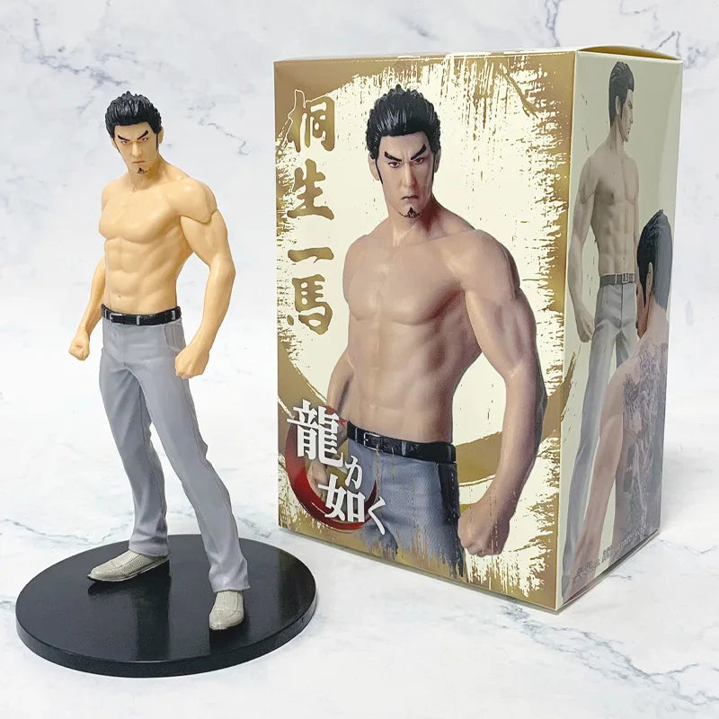 10cm Like A Dragon Majima Goro Anime Figure Ryu ga Gotoku Kiryu Kazuma Action Figure Kasuga Ichiban Figurine Model Doll Toy Gift