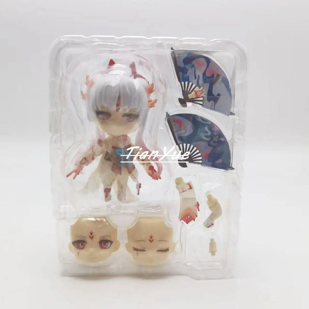 Anime Onmyoji SSR Shiranui 1608 cute girl Articulated Figure Model Toys Christmas Gift 10cm