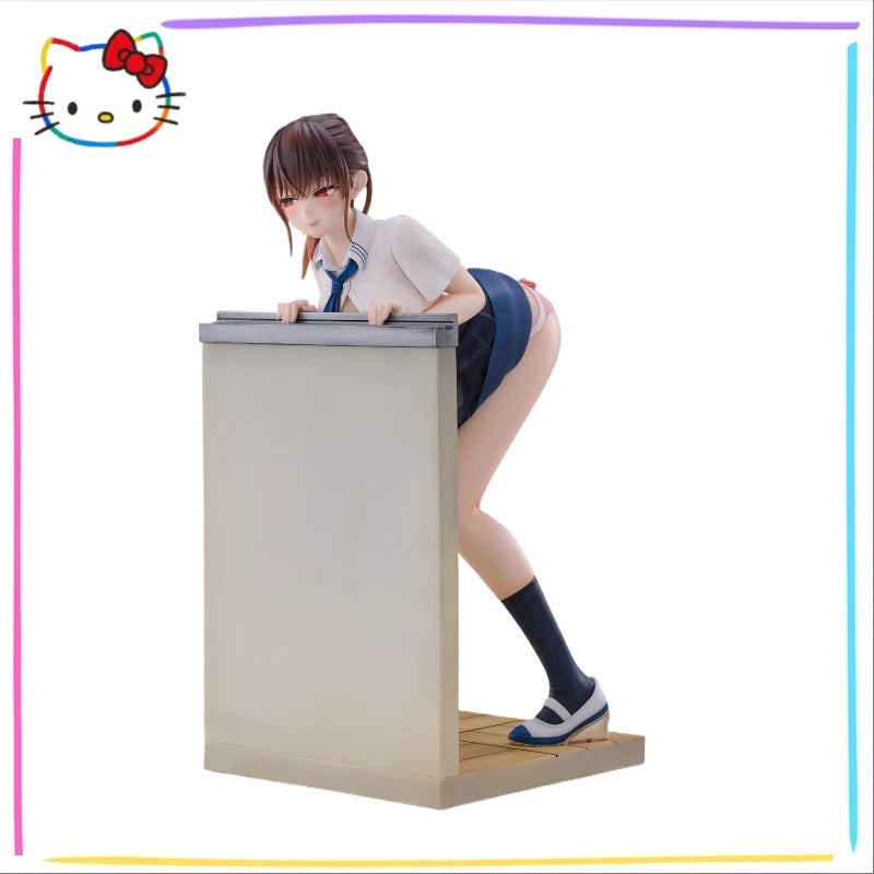 In Stock Original Vivify Oriko Holds Back Her Voice Riko Ogasawara 23cm Animation Decorative Statue Girl Gift Doll Collection