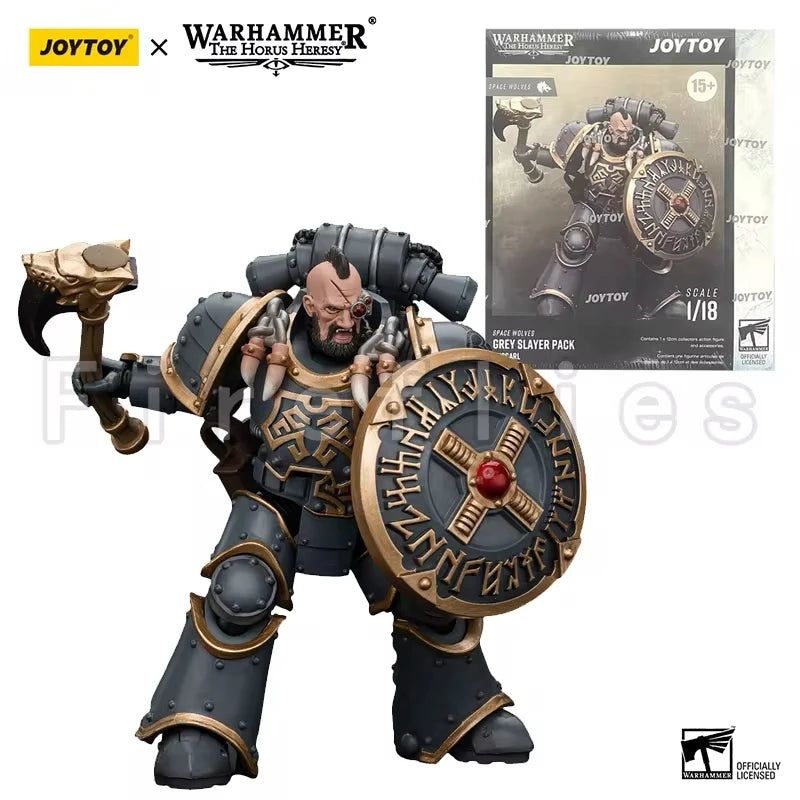 1/18 JOYTOY Action Figure The Horus Heresy Space Wolves Grey Slayer Pack Anime Model Toy