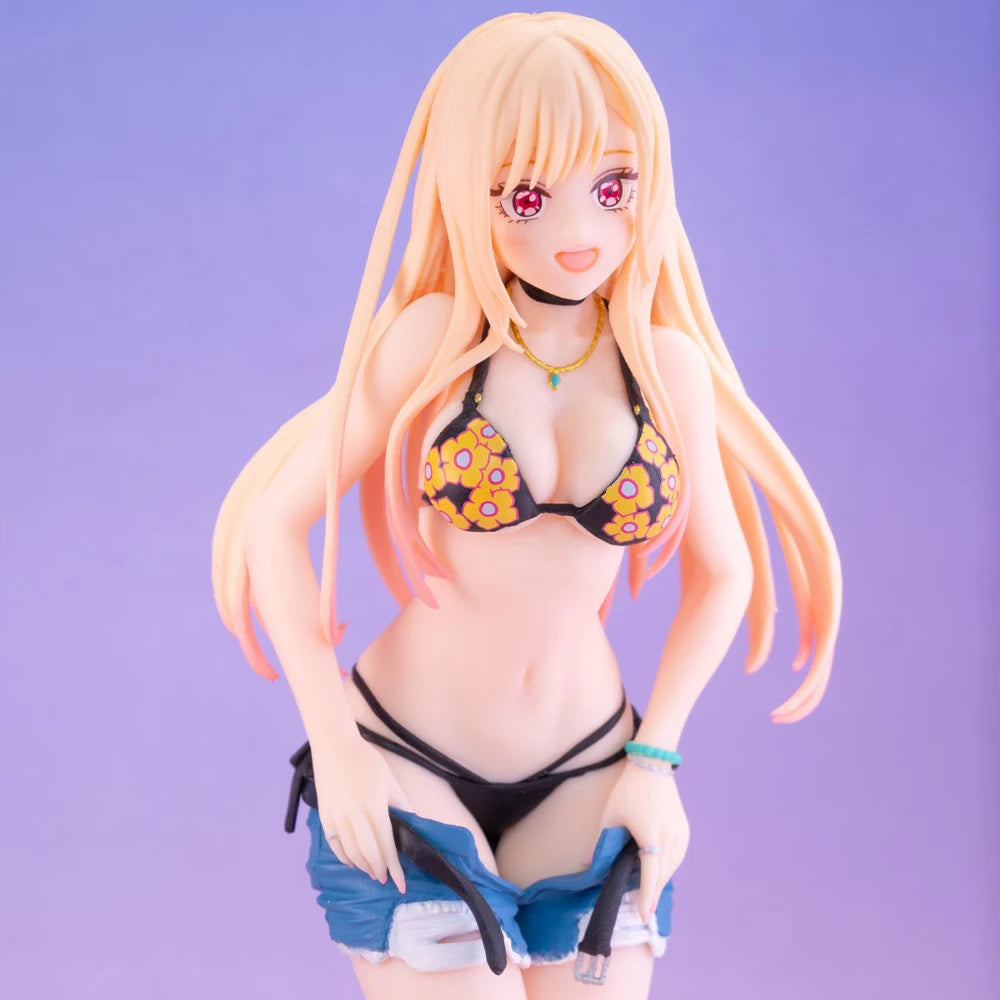 Anime Marin Kitakawa figure swimsuit Girl figurine Adult Model Kitagawa Marin action figure Dress up doll Collect Toy Boys Gifts