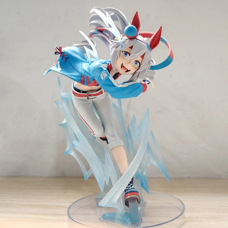 New Product Glasses Factory EVOLVE Uma Musume Oguri Cap Tamamo Cross PVC Figure 20cm Anime Toy Prize Authentic In Stock