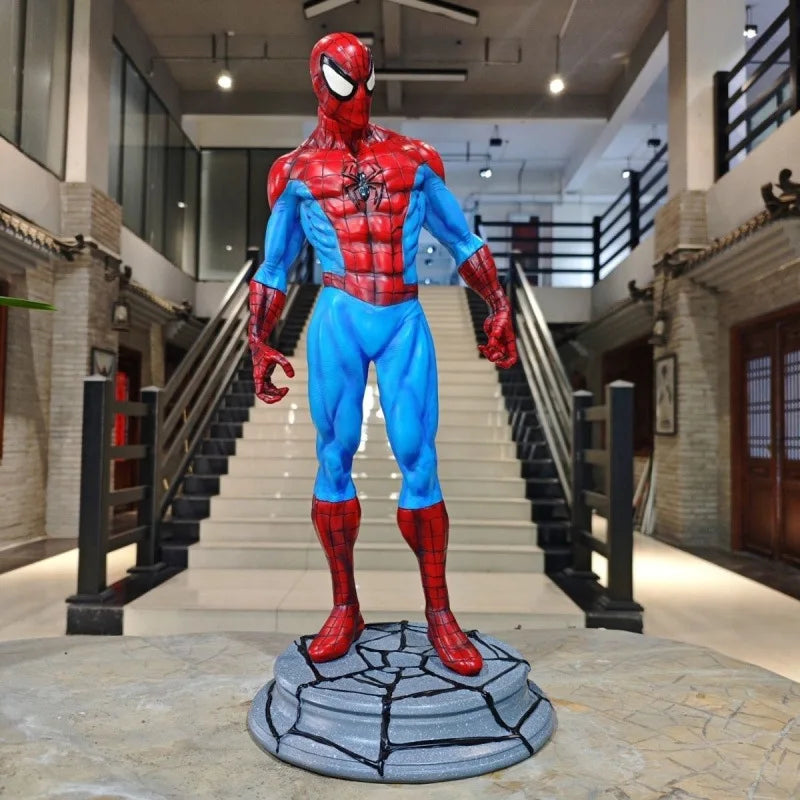 Spider-Man Action Figure 1/3 Full Body Statue 50cm Resin Model Marvel Desktop Decoration Birthday Gift Collectible Toys