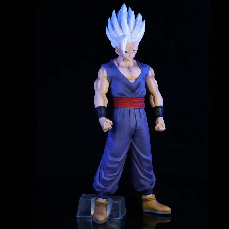 28 cm große Anime Dragon Ball Z Super Saiyan Son Gohan Cape Ver. GK PVC Actionfigur Statue Sammlerstück Kinderspielzeug Puppe Geschenk