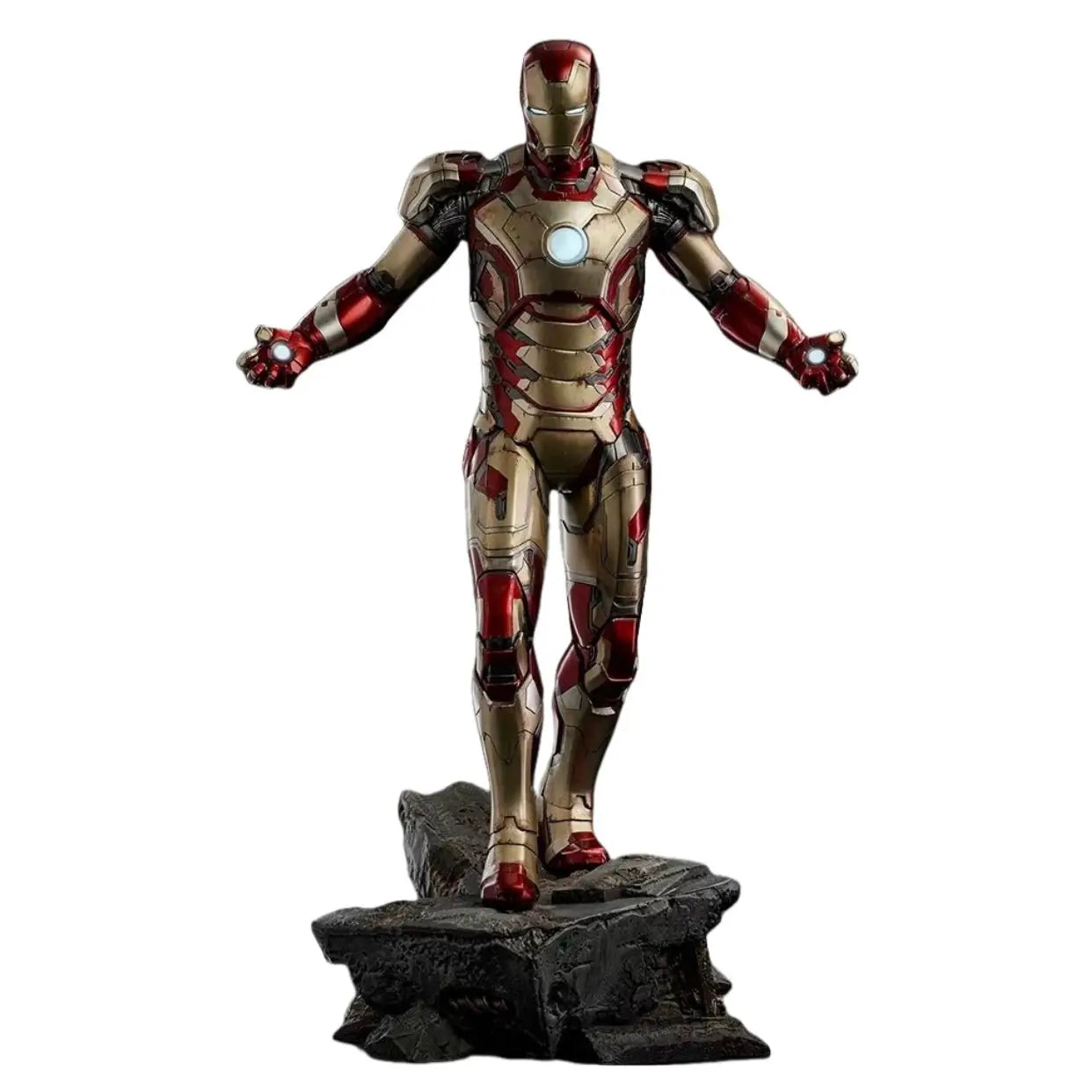 52cm Brand New The Avengers Movie Figure Iron Man Peripheral Resin Scene Model Statue Desktop Ornaments Kids Birthday Gifts Toys