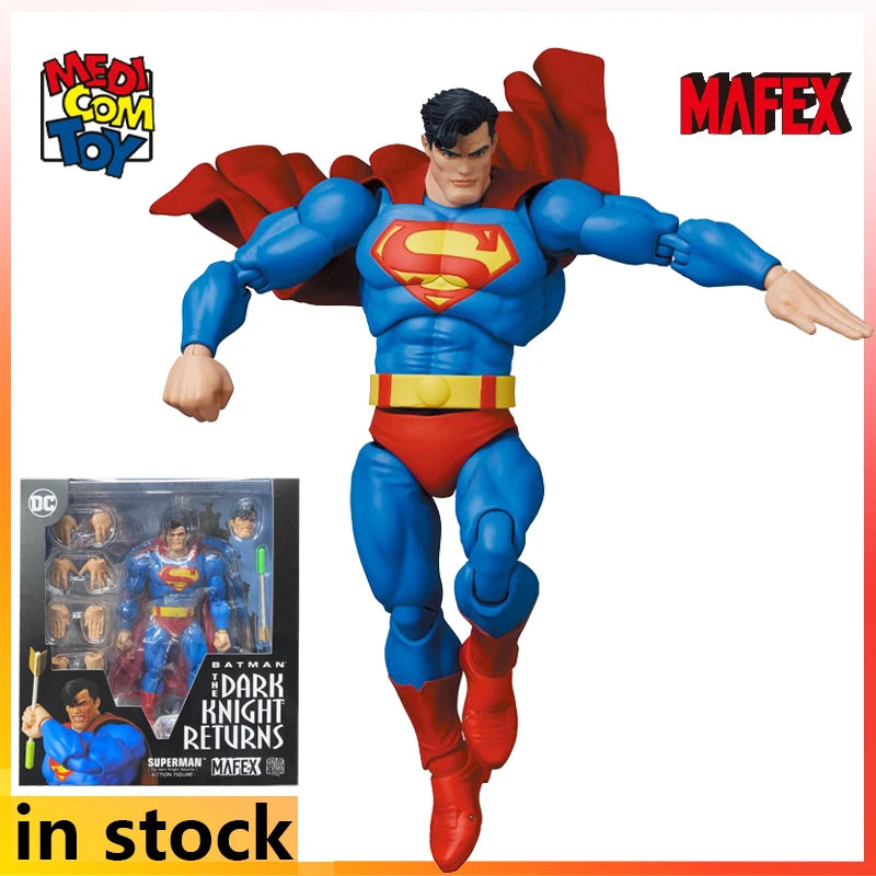 MEDICOM TOY Original MAFEX Finished Movable Doll Batman: The Dark Knight Returns Anime Action Figure Model Toys Gifts for Boys