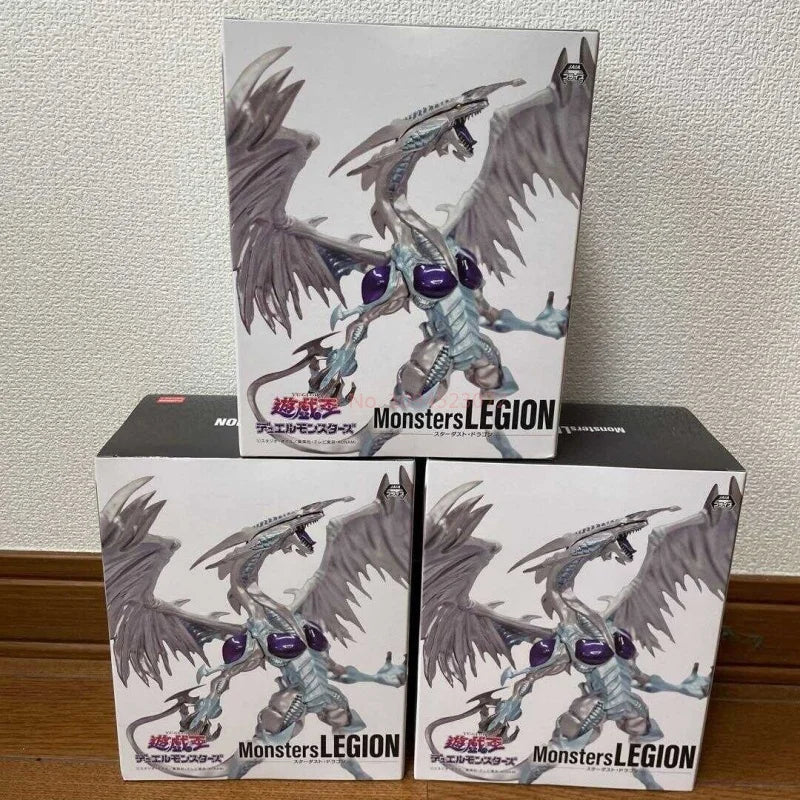 Bandai Original KONAMI Monsters Sternenstaubdrache Yu-Gi-Oh! Anime-Figur Actionfigur Spielzeug PVC Modell Sammlerpuppe Geschenk