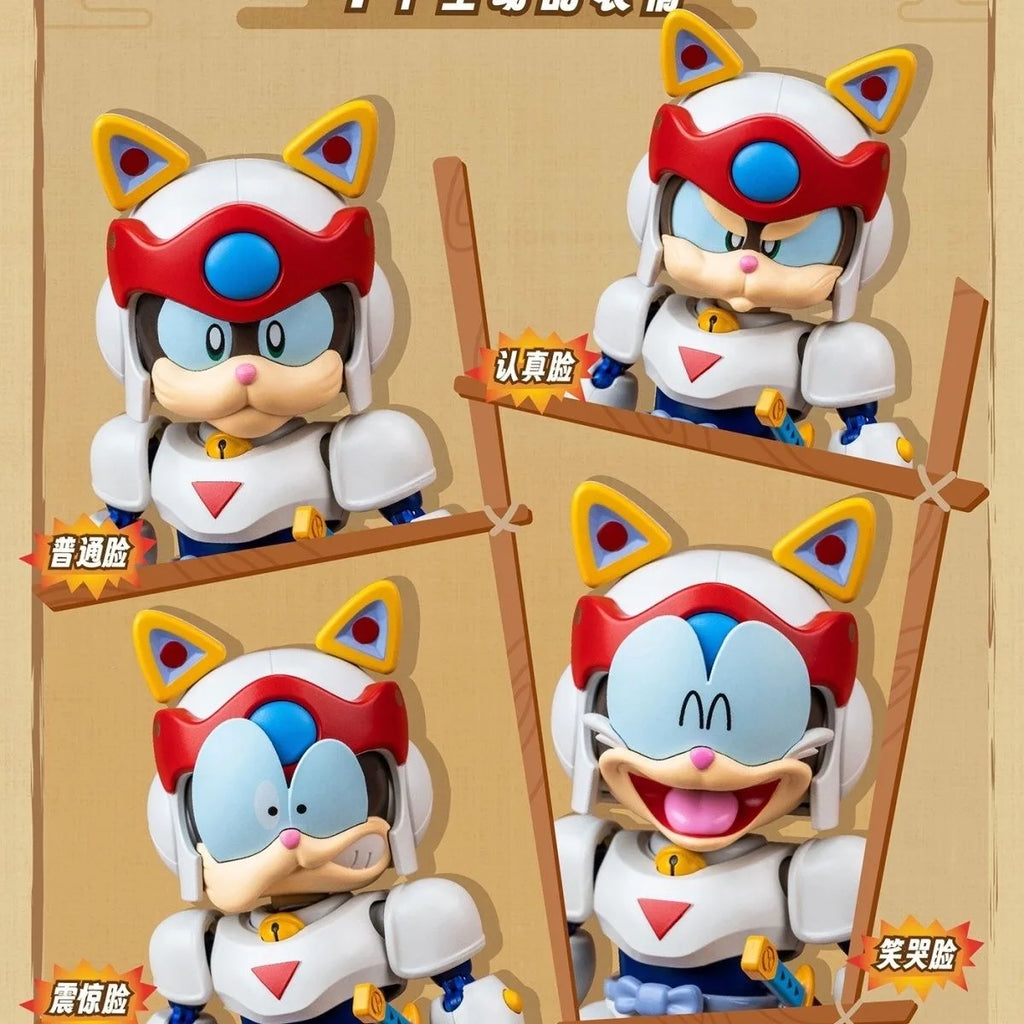 YOLOPARK 13.3cm Samurai Pizza Cats AMK PRO Series Speedy Model Kit TOY Gift For girl boy