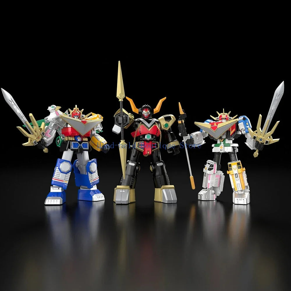 Pre Sale Original Bandai SMP Seijuu Sentai Gingaman Bulltaurus Juu Kishi Bullblack Assembly Action Figures Anime Model Toys Gift